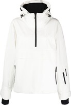 White Lhotse Hooded Ski Jacket 