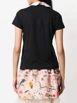 Thumbnail for your product : RED Valentino embellished collar polo top