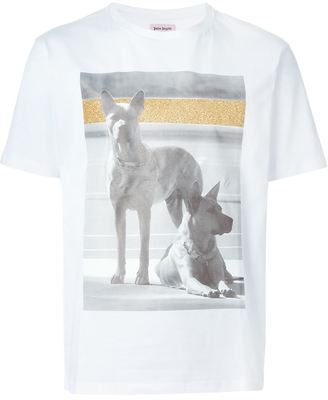 Palm Angels dog photo print T-shirt