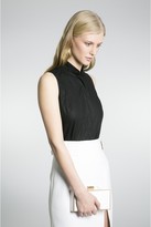 Thumbnail for your product : Amanda Wakeley Beals Sleeveless Cotton Shirt