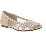 Thumbnail for your product : Badgley Mischka Collection Gigi Embellished Flat