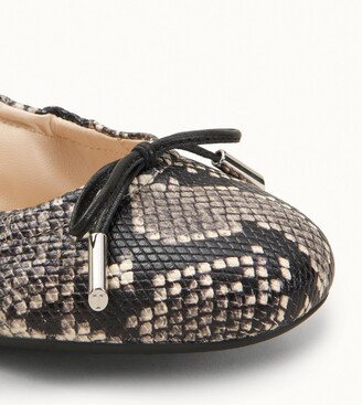 Tod's Ballerinas in Reptile-Printed Leather