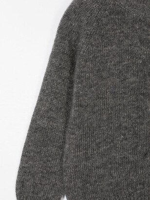 Il Gufo High Neck Knitted Jacket