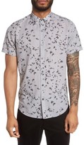 Thumbnail for your product : Theory Men's Zack S Leaflet Trim Fit Print Sport Shirt