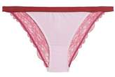Thumbnail for your product : Love Stories Wild Rose Stretch-jersey And Lace Mid-rise Briefs