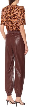 MSGM Faux leather trackpants
