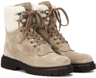 Moncler Patty suede ankle boots