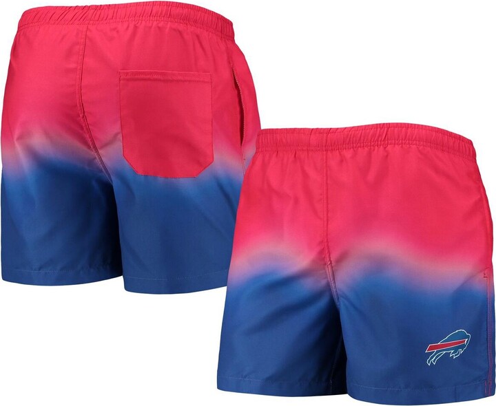 Men's Foco Red, Royal Buffalo Bills DipDye Swim Shorts ShopStyle