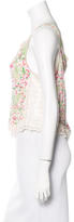 Thumbnail for your product : Blumarine Silk Floral Top