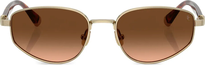 Brunello Cucinelli Oval-Frame Sunglasses