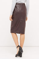 Thumbnail for your product : Oasis LEATHER CLEAN PENCIL SKIRT [span class="variation_color_heading"]- Black[/span]