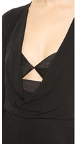Thumbnail for your product : Cushnie Satin Bustier Cowl Gown
