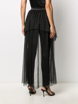 Thumbnail for your product : Loulou Tulle Skirt Overlay Trousers