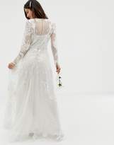 Thumbnail for your product : ASOS Edition EDITION nouveau embroidered wedding dress