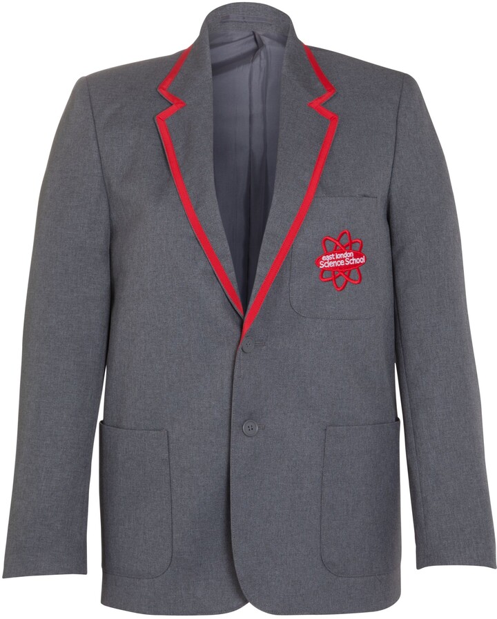 Unbranded East London Science School Boys' Blazer, Grey ShopStyle
