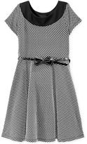 Thumbnail for your product : Sequin Hearts Girls' Textured Dot Dress