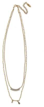 Luv Aj Cosmic Gold-tone Crystal Necklace