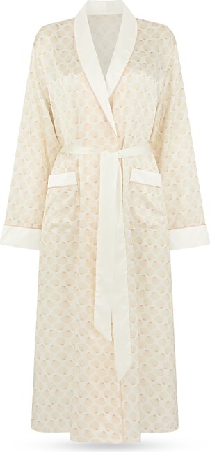 Gingerlily x Memo Press Seashells Silk Dressing Gown
