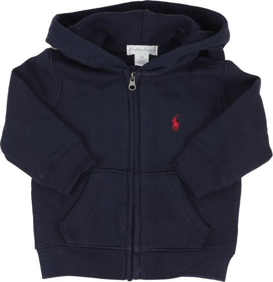 Ralph Lauren Kids Zip-Up Long-Sleeved Hoodie