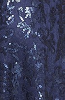 Thumbnail for your product : Tadashi Shoji Illusion Yoke Embellished Lace A-Line Dress (Regular & Petite)