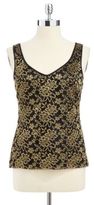 Thumbnail for your product : Tahari ARTHUR S. LEVINE Sleeveless Lace Top
