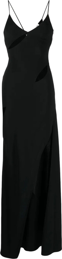 Monse Cut-Out Detail Long Slip Dress