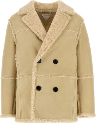 Bottega Veneta Cappuccino cashmere coat - ShopStyle