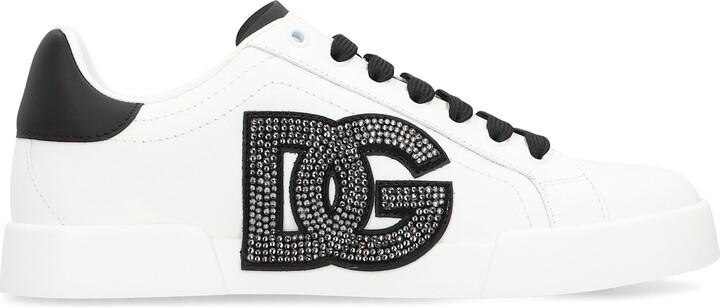 Dolce & Gabbana Portofino Leather Sneakers