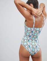 Thumbnail for your product : Noisy May Geo-Tribal Print Swimsuit