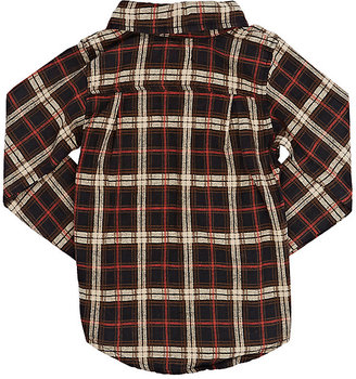 Lennon and Wolfe Plaid Woven Cotton Shirt