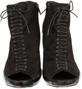 Thumbnail for your product : Givenchy Satin Peep-Toe Booties