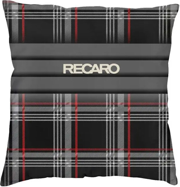 Tartan Plaid Recaros Cushion Cover Double Side 3D Printing Floor Pillow Case for Sofa Cool Pillowcase Home Decorative
