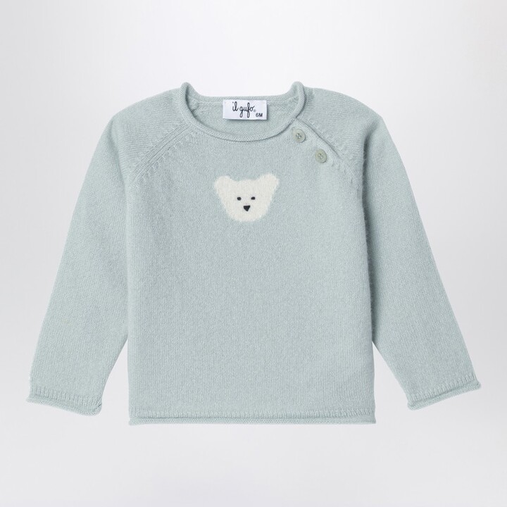 Light green wool pullover
