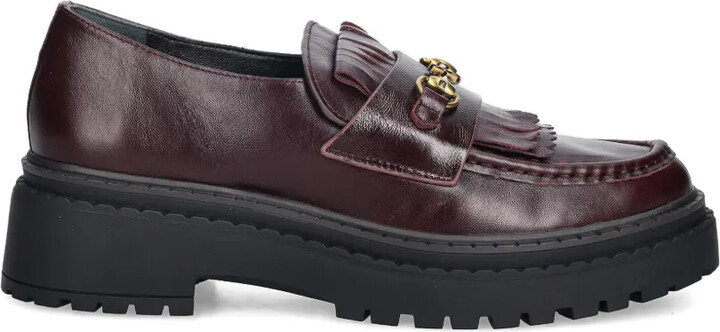 Nokwol Fringed Buckle Loafers