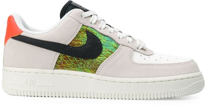 nike panelled lace up shoes