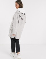 Thumbnail for your product : ASOS DESIGN lightweight parka in washed grey