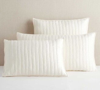 Pottery Barn Cotton Silk Quilted Sham
