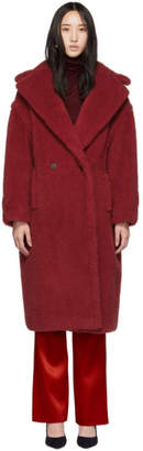 Max Mara Red Teddy Coat