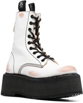 Thumbnail for your product : R 13 Chunky Flatform Lace-Up Boots