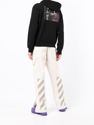 ★送料・関税込★Off-White★CARAVAGGIO PRINT ZIPUP HOODIE★ Off-White Caravaggio print zipped hoodie - ShopStyle