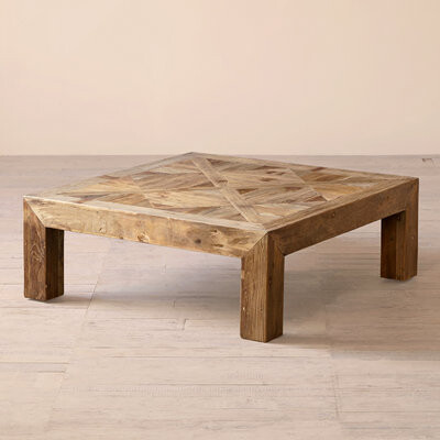 Orren Ellis American country retro coffee table