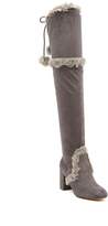 Thumbnail for your product : Charles by Charles David Odom Faux Fur Trim Over-the-Knee Boot