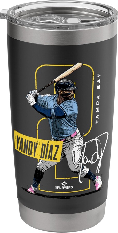 License Champs Yandy Díaz | MLB Baseball Players| MLBYDI201M Stainless Steel Insulated Tumbler