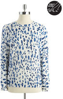 Thumbnail for your product : 424 FIFTH Plus Leopard Print Sweater