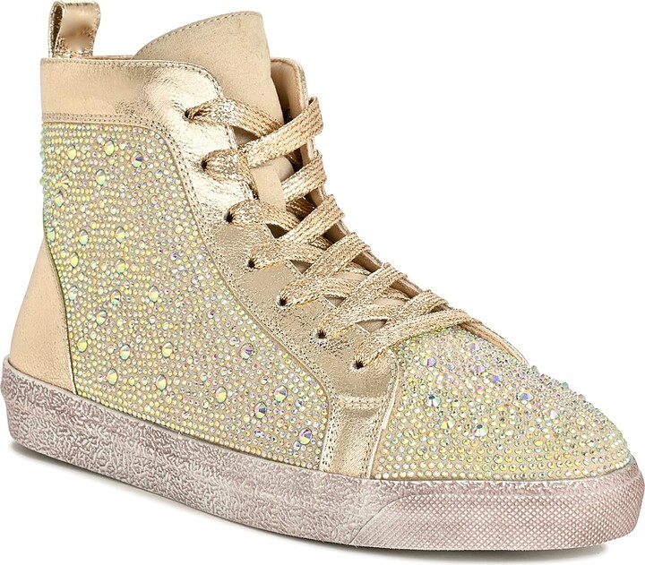 Standard Countryside patient Women's Gold High Top Sneakers | ShopStyle