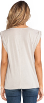 Thumbnail for your product : Monrow Super Fine Jersey Rolled Sleeves Tee