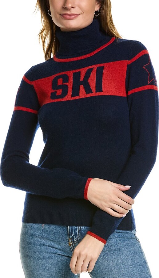 Scott & Scott London Ski Turtleneck Wool & Cashmere Blend Sweater