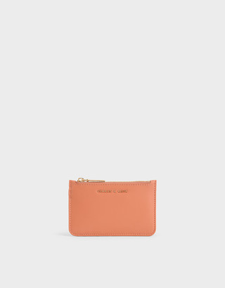 charles and keith top zip cardholder