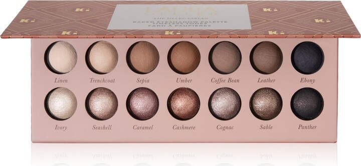 Laura Geller Beauty The Delectables 14 Multi-Finish Baked Eyeshadows - Timeless Tones