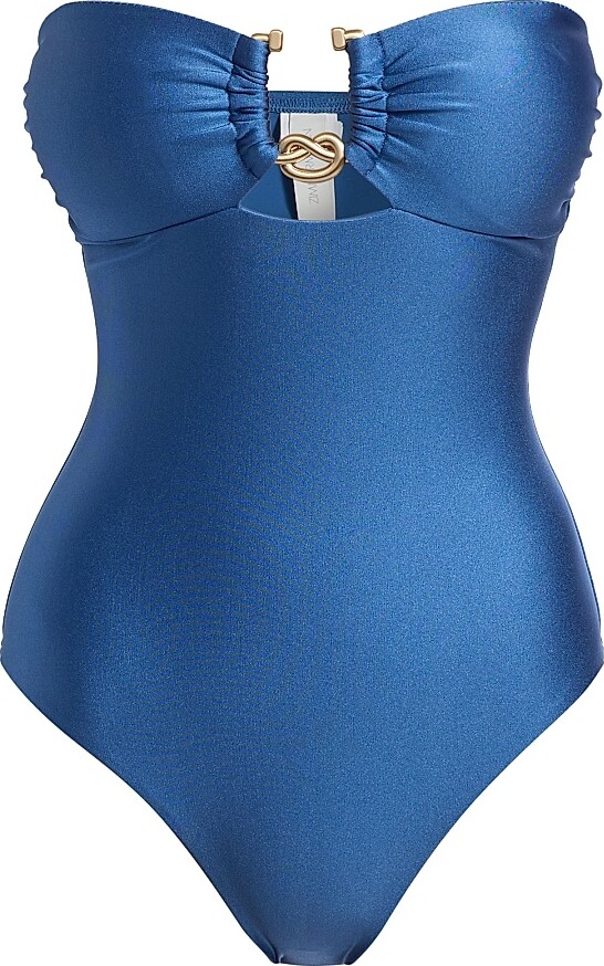 Zimmermann Women's Ascension One-Piece Swimsuit - Blue - Size 2